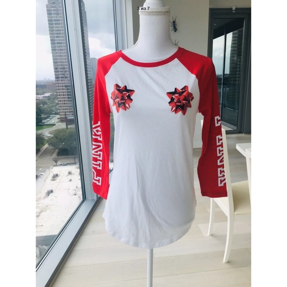 VICTORIA’S SECRET PINK T-SHIRT SLEEPWEAR XS - Picture 3 of 6